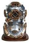 BR48950 Divers helmet Mark V Chrome