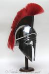 ir80632a Armor Helmet Corinthian With Red Plume