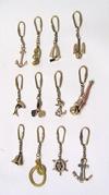 br4820 Brass Nautical Key Chain, Set