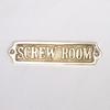 br48237Solid Brass Door sign