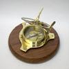 br48341 Sun Dial Compass, Wood Base