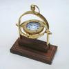 br48414 Solid Brass Gimball Compass Wooden Base