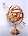 br4880 Brass Zodiac Globe