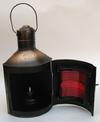 ir1527 Iron Port (red) Ship Lantern with Oil Lamp