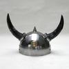 ir80581a Armor Helmet, Viking Horns Wooden