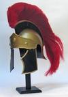 ir80650 Greco Roman Helmet Red Plume