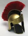 ir80676 Greek Troy Helmet W Plume