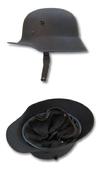 ir80680 Ww1 Replica Helmet M18, Leather lined, Adjustable Chin Strap