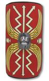 IR80701b WOODEN ROMAN SHIELD