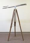 SP4860d GRIFFITH ASTRO TELESCOPE CHORME PLATED,WOODEN STAND