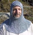 IR80723H  RIVETED CHAINMAIL HOOD BY IOTC ARMOURY