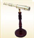 br40206 Brass Telescope With Wood Stand