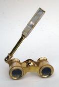 br48531b Brass Opera Binoculars, Mother of Pearl