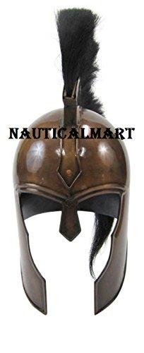 Details about   Knight Wearable TROY Helmet Antique Spartan King Medieval Armour Halloween Gift 