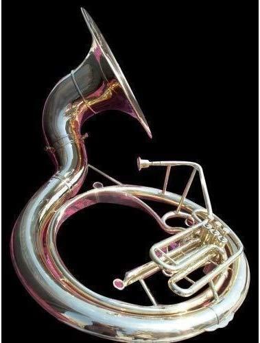Brass Sousaphone Bb Big Bell Tubas 20 Valve Big Tuba Made Of/Full Brass W/Bag Brass Finish Musical Instrument Gift 