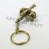 nautical brass key chain