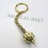 nautical brass key chain