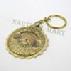 nautical brass key chain