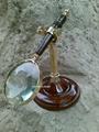 MR4818 MAGNIFYING GLASS WITH WOOD BASE BY NAUTICALMART